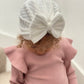 Knitted Bow Turban - Ivory