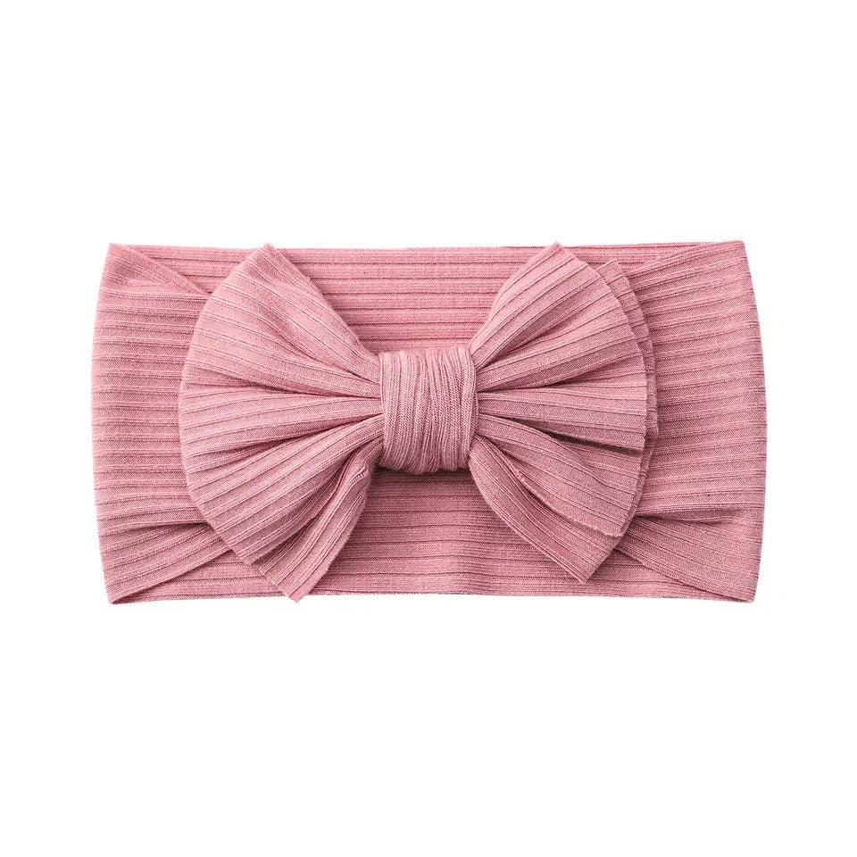 Ribbed Headband - Dusty Pink