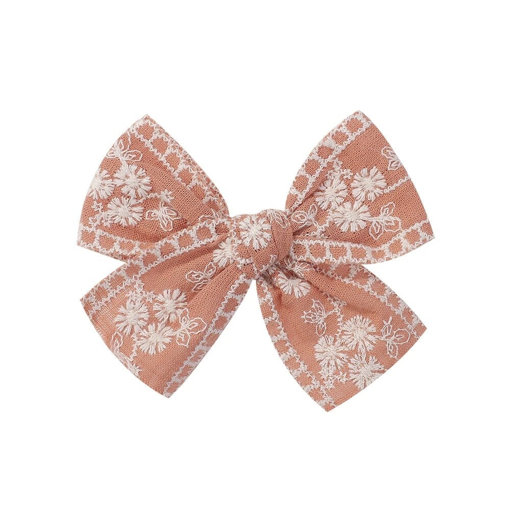 Embroidered Bow