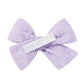 Lilac Dotty Bow - Clip