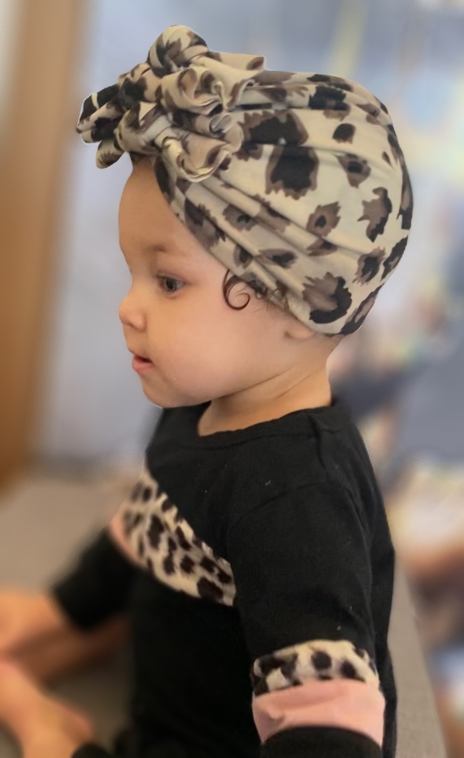 Triple Knot Turban - Leopard